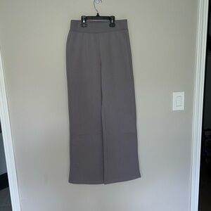 Gray Wide-Leg Pants grey sweat pants women’s harmony balance small
